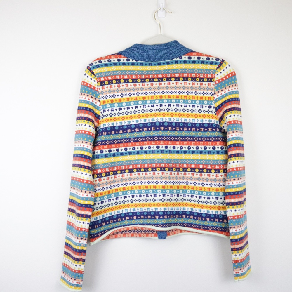 Free People Oak And Pine Cardigan Large‎ Fair Isle Sweater - Picture 4 of 9